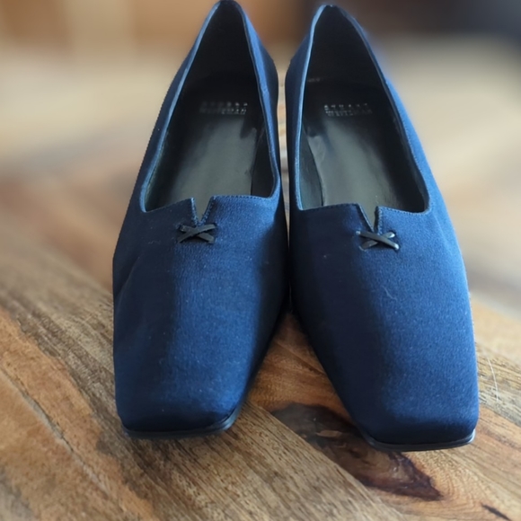 Stuart Weitzman Shoes Sz 6.5 Navy Blue NWOT - Picture 2 of 4